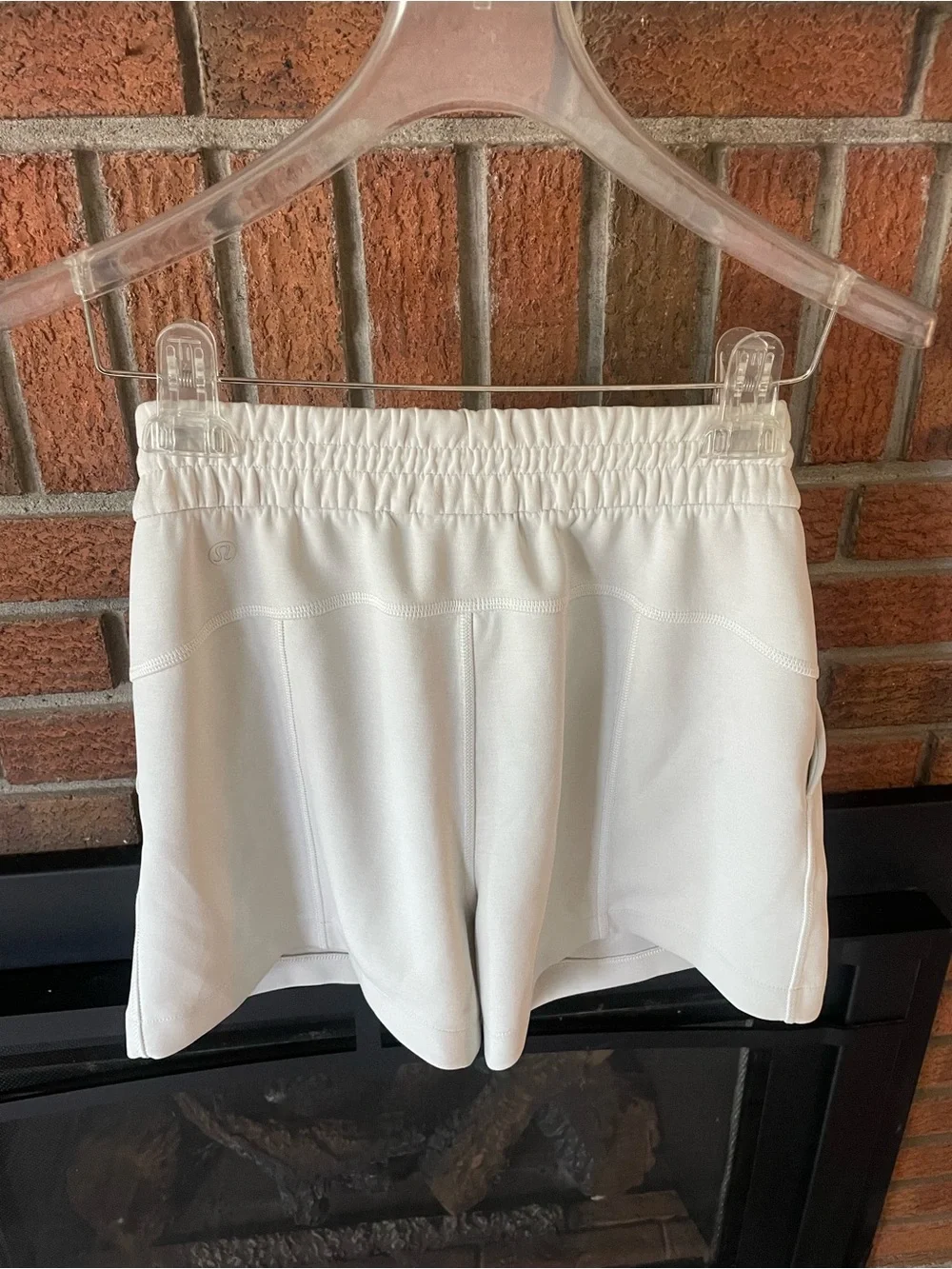 Ivory Lululemon Softstreme Women's Shorts